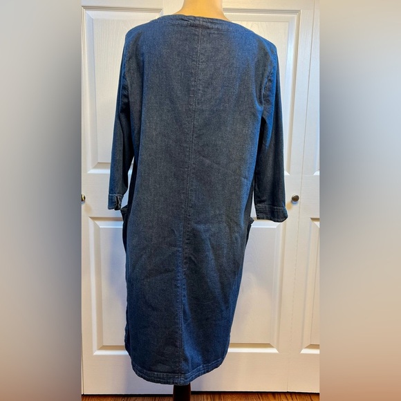 J. Jill Blue Denim Dress - Picture 4 of 16